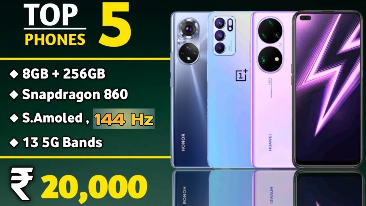 Top 5 Best All Rounder Smartphone Under 20000 | Curved Display | Gaming ...