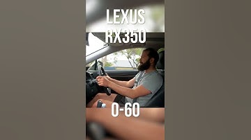 LEXUS RX350 - 0-60 #shorts