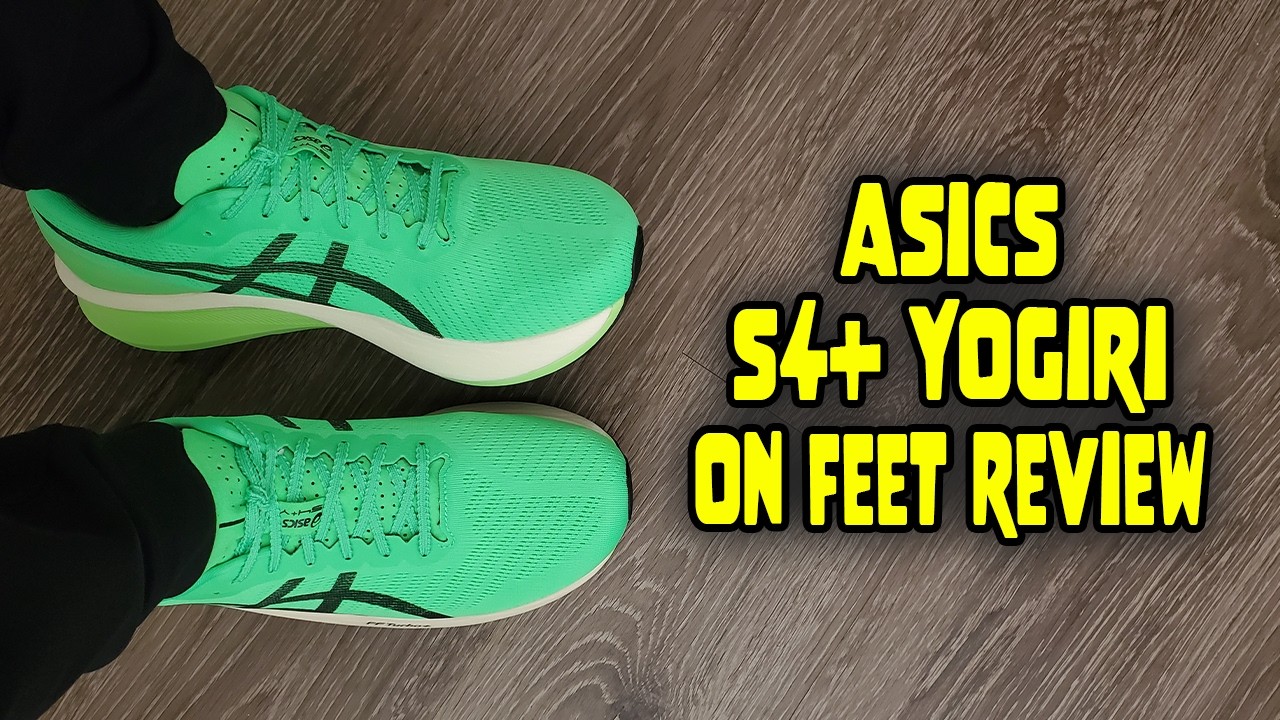 Asics S4+ Yogiri Ekiden On Feet Review (1013A158 301) - YouTube