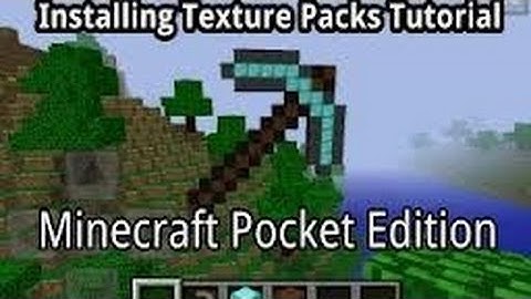 Change Your Minecraft PE Skin And Texture Pack No Jailbreak!