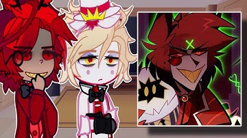 Hazbin Hotel react to Alastor || Radioapple 📻🍎||Gacha React #alastor 