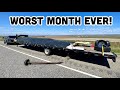 3  BLOWOUTS  &  BROKEN  AXLE  -  in one month