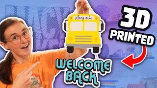 Turning SVGs into 3D ART - Back to School Decorations using Adobe Illustrator