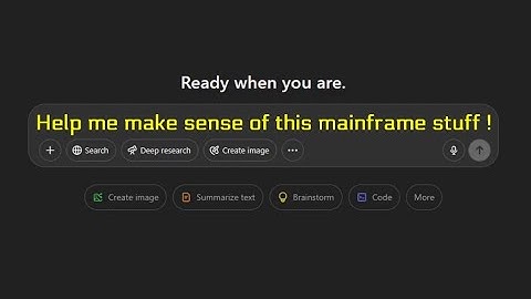 Hey ChatGTP, help me make sense of this mainframe stuff !
