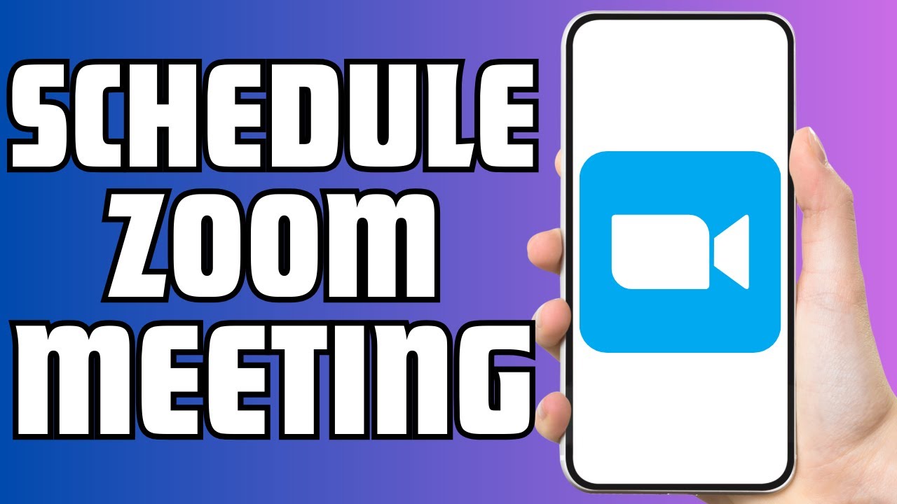 How To Schedule a Zoom Meeting 2024