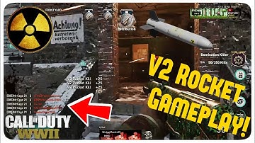 My First V2 Rocket in COD WW2! (33 Killstreak)