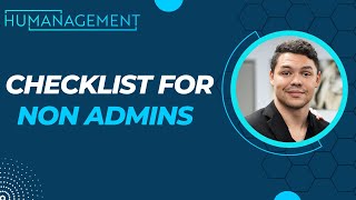 How checklists Works for a non admin - Humanagement