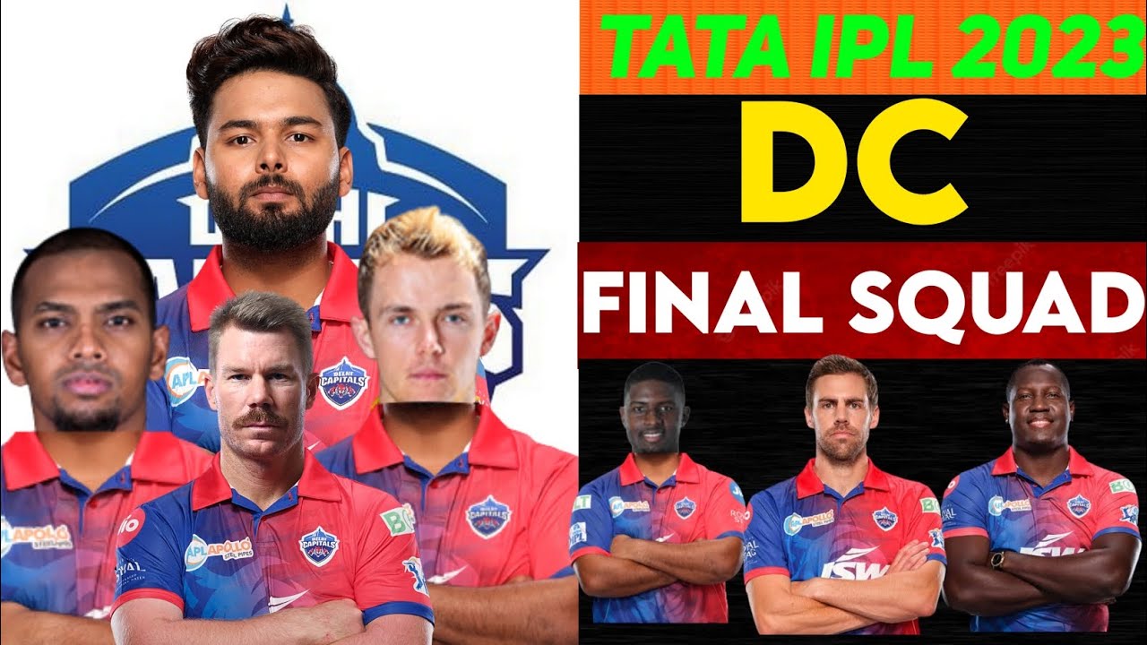 TATA Ipl 2023 : Delhi capitals Full Squad | DC Squad 2023 | DC 2023 Squad | Delhi capitals squad