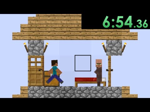 i speedrun 2d minecraft