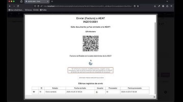 Envio de facturas Módulo Verifactu Dolibarr