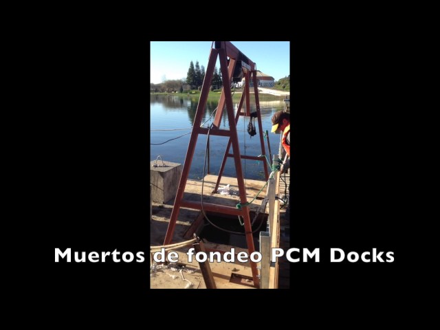 Instalacion Muertos De Fondeo PCM Docks