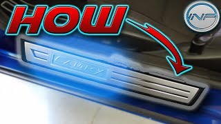 How||Genuine Toyota Door Sill Installation