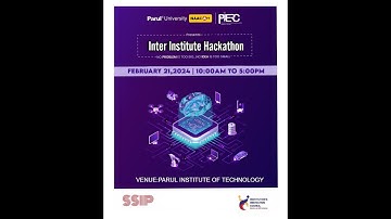 Internal Hackathon Parul University #innovation #problemsolving #hackathon