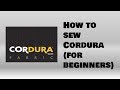 How to Sew Cordura