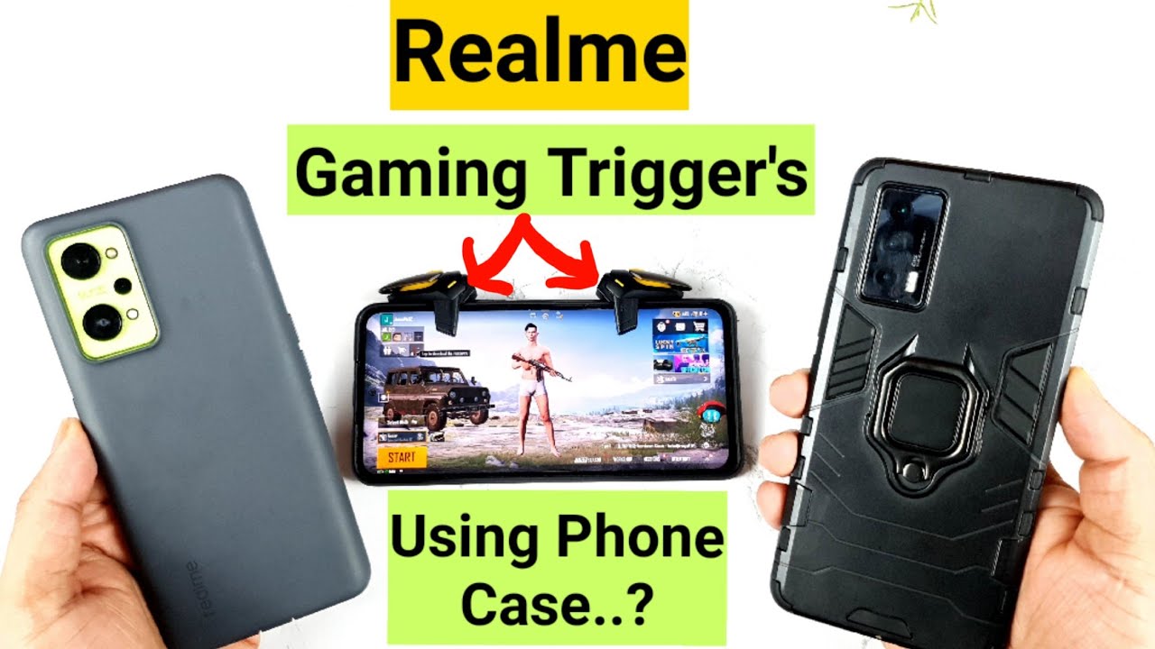 Realme Gaming Triggers test Using Phone Case Working or not Full demo