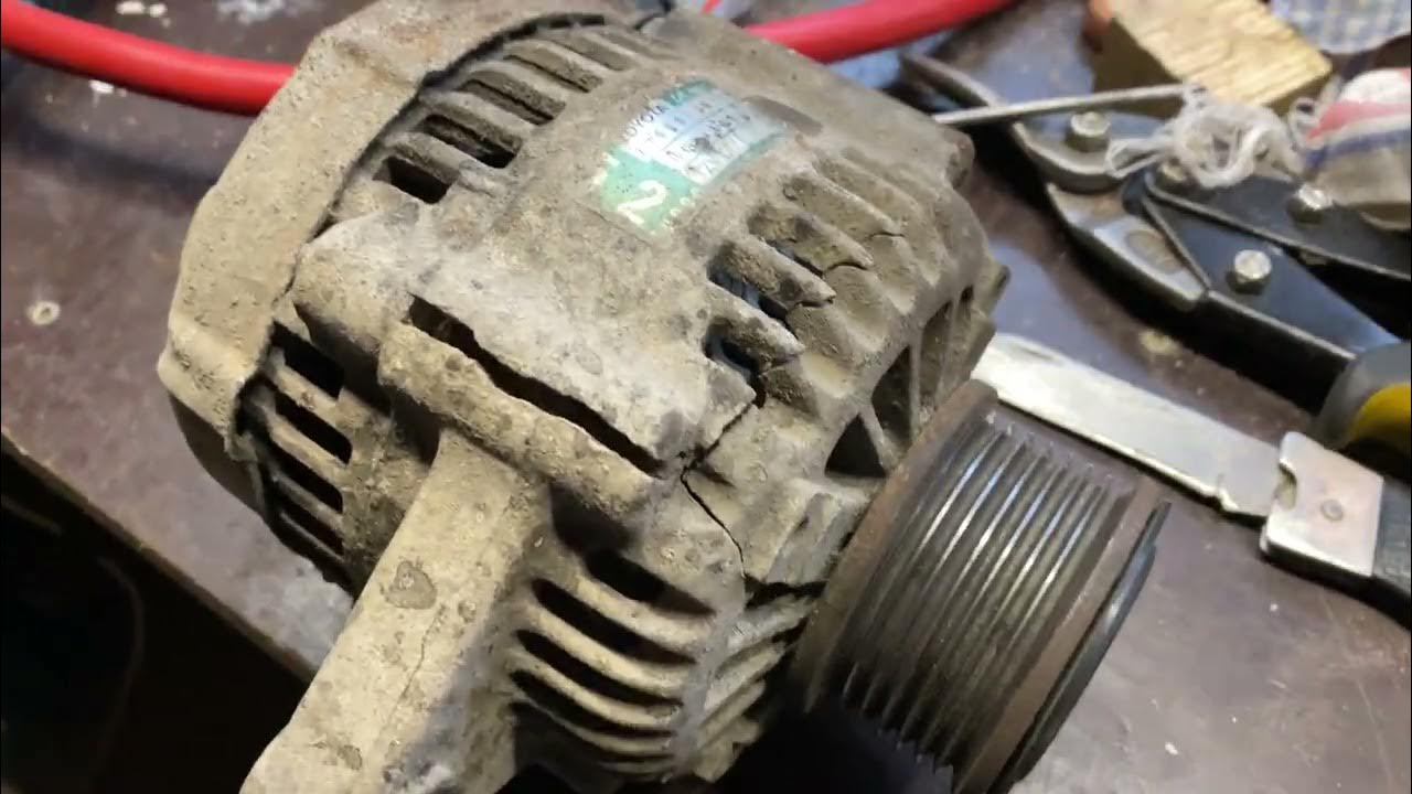 Toyota Alternator 2706030120 Bearings Worn Out YouTube