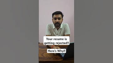 Your resume is getting rejected! Here