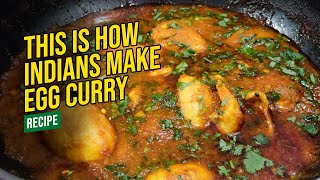 🔥 Egg Curry Dish in Indian Style 🔥 | Anda Curry Recipe | Egg Curry Recipe