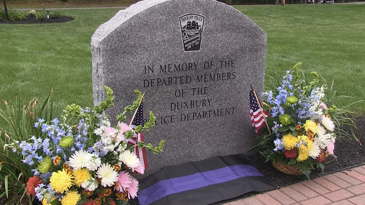Duxbury Police Officer Melvin Dyer Memorial Dedica...