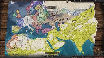 CK3: Realm Timelapsev1.8: 1066-1453: All Development starts at 100