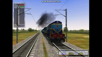 Indian MSTS; Pune - Amravati Express Trailer; Guntakal WDM2