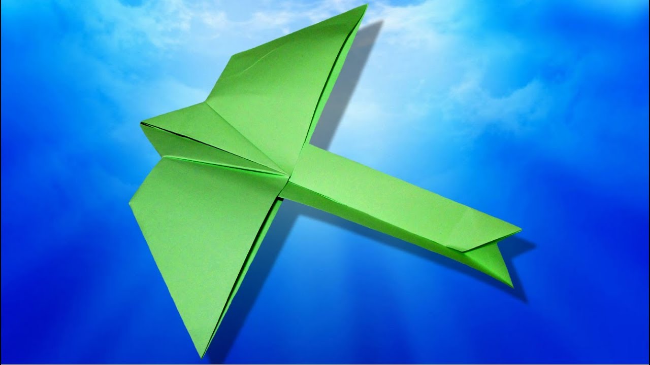 Origami Facile Avion Oiseau Qui Vole Très Bien