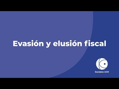 Vídeo: Diferencia Entre Evasión Fiscal Y Elusión Fiscal