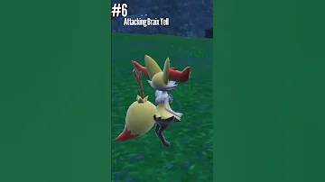 Braixen Yells And Calls In Pokemon VIOLET 