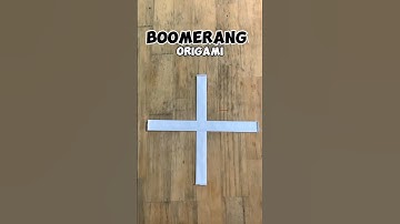 make boomerang with paper origami easy#vvvreview #diy #origami