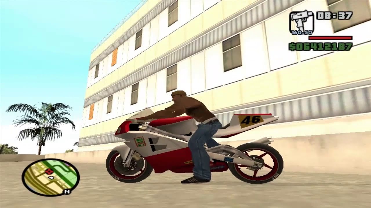 Como Pegar a Moto Mais Rapida Do GTA San Andreas 