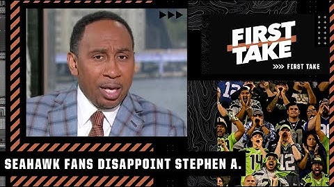 Stephen A. is disappointed with Seahawks fans for booing Russell Wilson | First Take