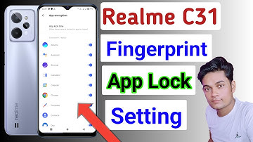 Realme c31 fingerprint app lock/Realme c31 me app lock kaise kare/Realme c31 apps lock setting