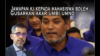 Jawapan KJ kepada mahasiswa berhubung isu Najib boleh gusarkan akar umbi Umno