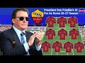 As Roma's President Dan Friedkin Dream XI 2026-27 Season 😱 As Roma Transfers News 2026 🔥