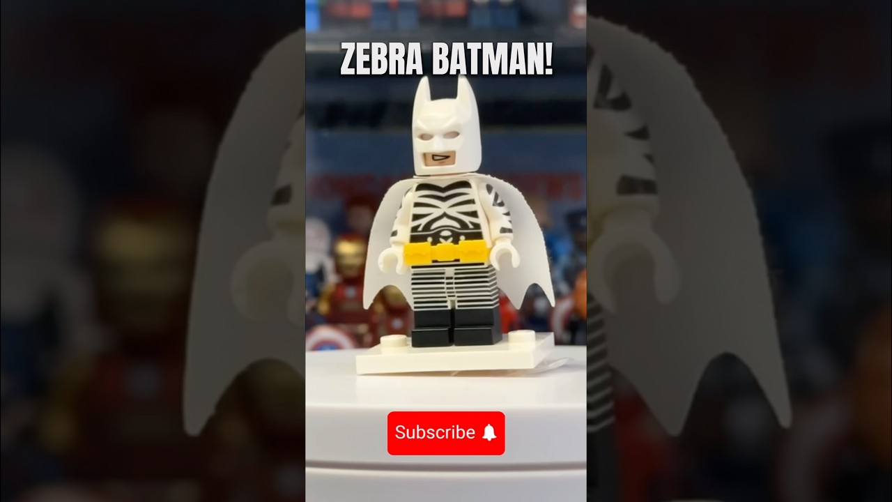 I made LEGO Zebra Batman WITHOUT Using Zebra Batman parts! 