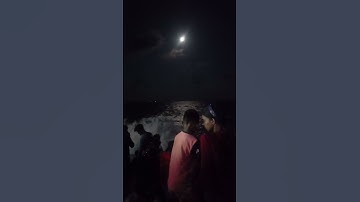 Thumbnail of #nature #night #fullmoon #moon #sea #song #hindisong #music #follow