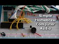 Simple Audio Output for Homebrew Computers