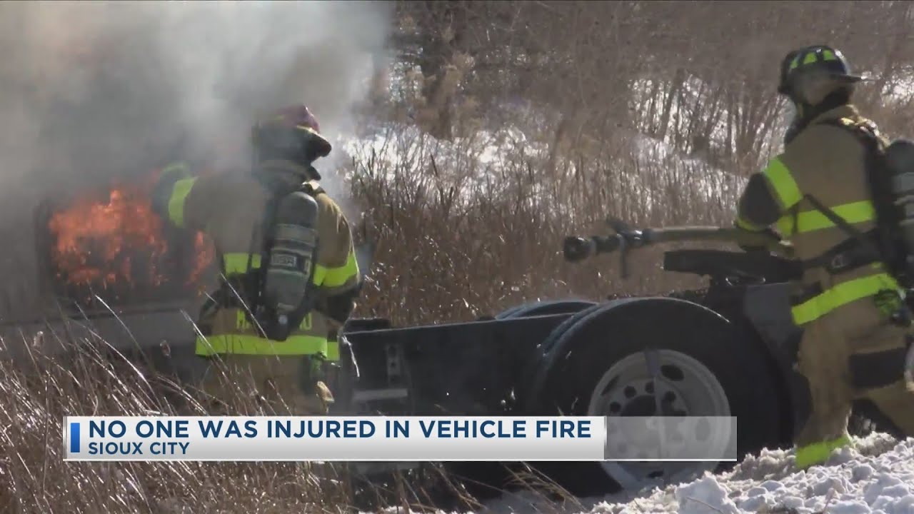 No One Was Injured In Vehicle Fire - YouTube
