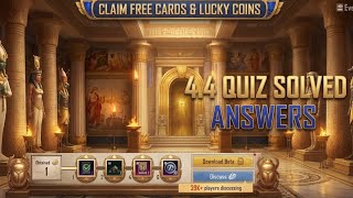 ALL 4.4 QUIZ ANSWERS! Claim Free Cards & Lucky Coins Fast! 💰 (PUBG Mobile) screenshot 4