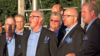Video thumbnail of ""Feeling Mighty Fine" sung by barbershop quartet, song written by Mosie Lister"