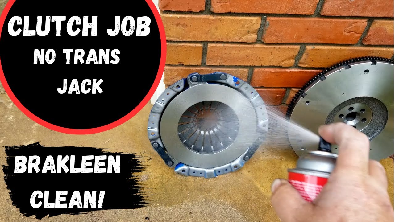 Jeep TJ Clutch Install without a Transmission Jack YouTube