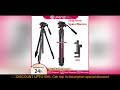 Ulanzi OMBRA 1.6M Video Travel Tripod 360° Panorama Fluid Drag Pan Tripod Max Load 6KG Arca Swiss Pl
