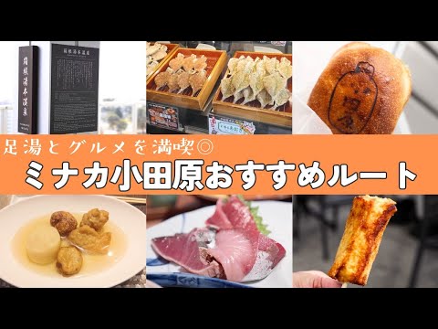 【神奈川/小田原】小田原駅直結！「ミナカ小田原」で楽しむ、食べ歩き＆足湯の癒し旅