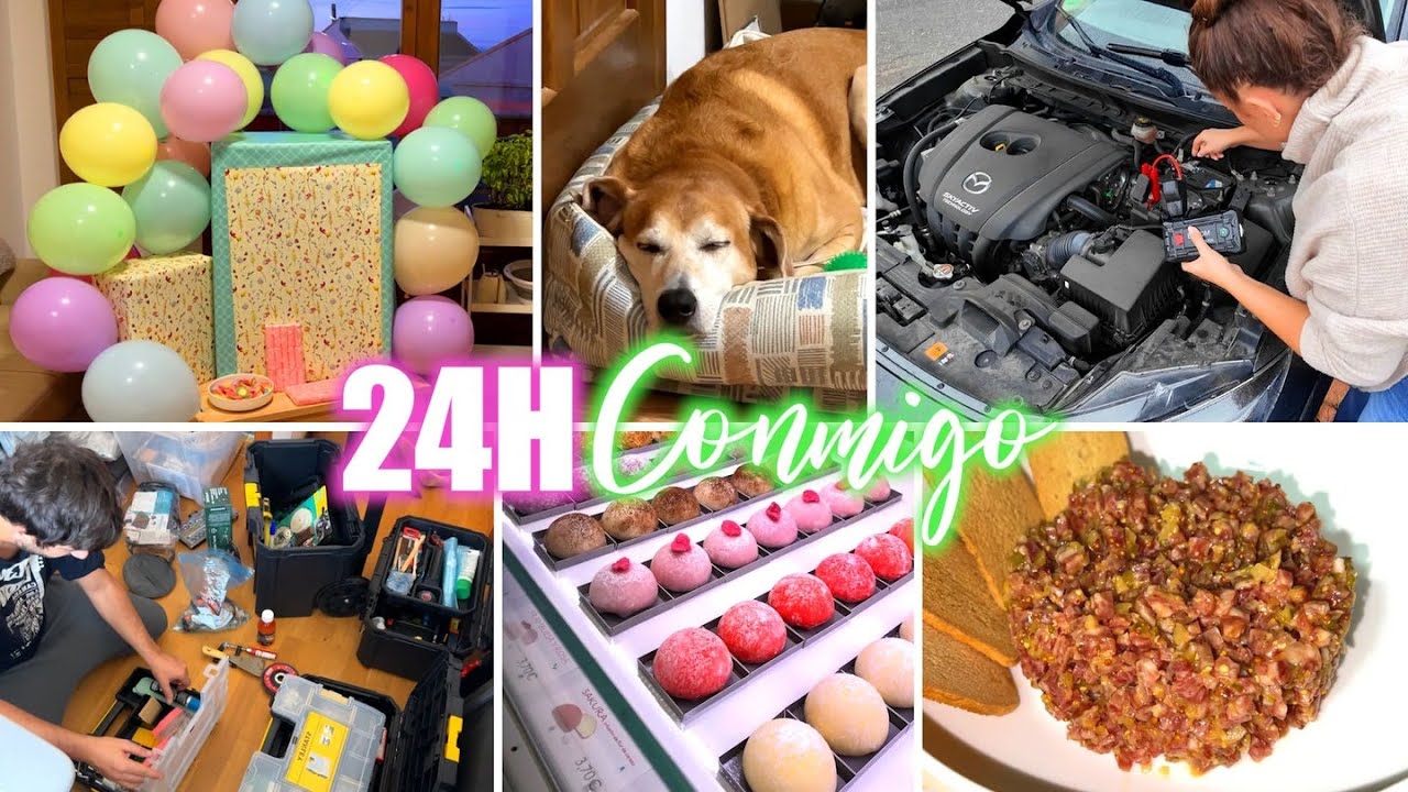 24H CONMIGO: Bajo a MADRID a preparar el CUMPLE DE ALFREDO hago STEAK TARTAR de fuet y BLACK FRIDAY