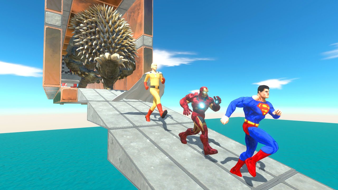 Tripple Death Tunnels | Run Before Anguirus Gets You! - Animal Revolt Battle Simulator