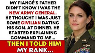 My Fiancé's Father Lectured Me About Army Command — He Didn't Know I Was His Post's New Commandin...