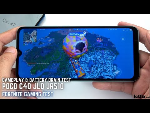 Poco C40 test game Fortnite Mobile | JLQ JR510, 4GB RAM