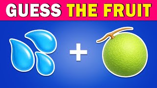 Can You Guess The FRUIT By Emojis? 🍎 Emoji Quiz Challenge 2026