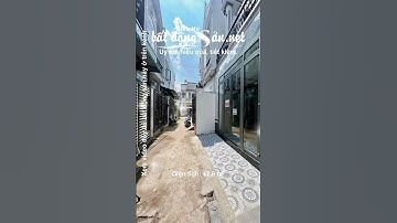 Nhà trệt 1 lầu hẻm 388 đường Nguyễn Văn Cừ | stbds #shorts