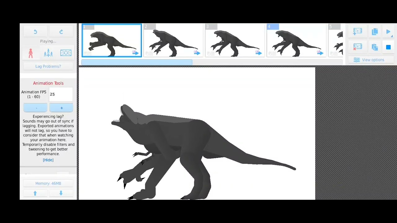 My first animation of stick nodes